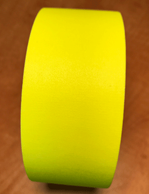 neon yellow tape