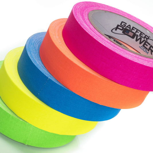A 5-pack fluorescent gaffer tape bundle makes a great gift. Here's why