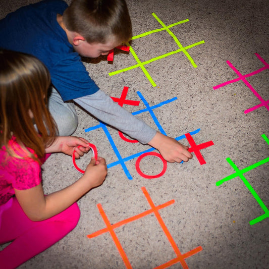 Get Creative: Artsy Adventures with Fluorescent Tape for Kids!