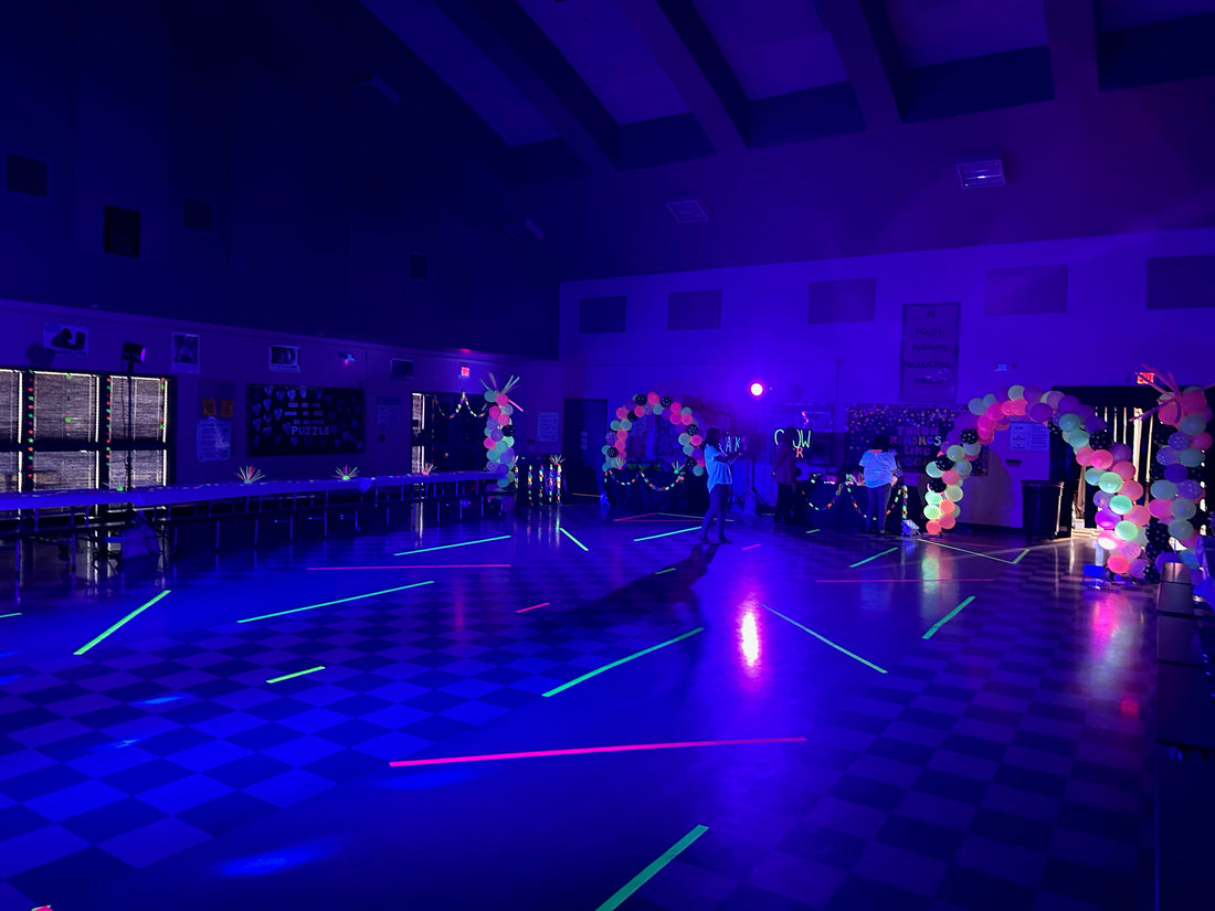 Hey Teachers, How About a Glow-In-The-Dark Party? All You Need is Glow Tape