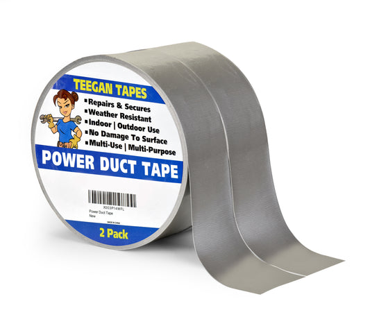 Power Duct Tape | 2-Pack Silver | 2 in X 40 Yds