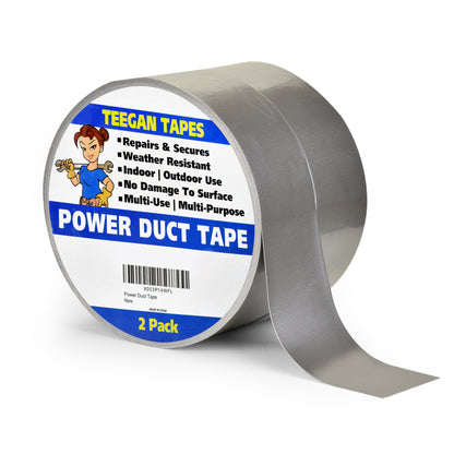 Power Duct Tape | 2-Pack Silver | 2 in X 40 Yds