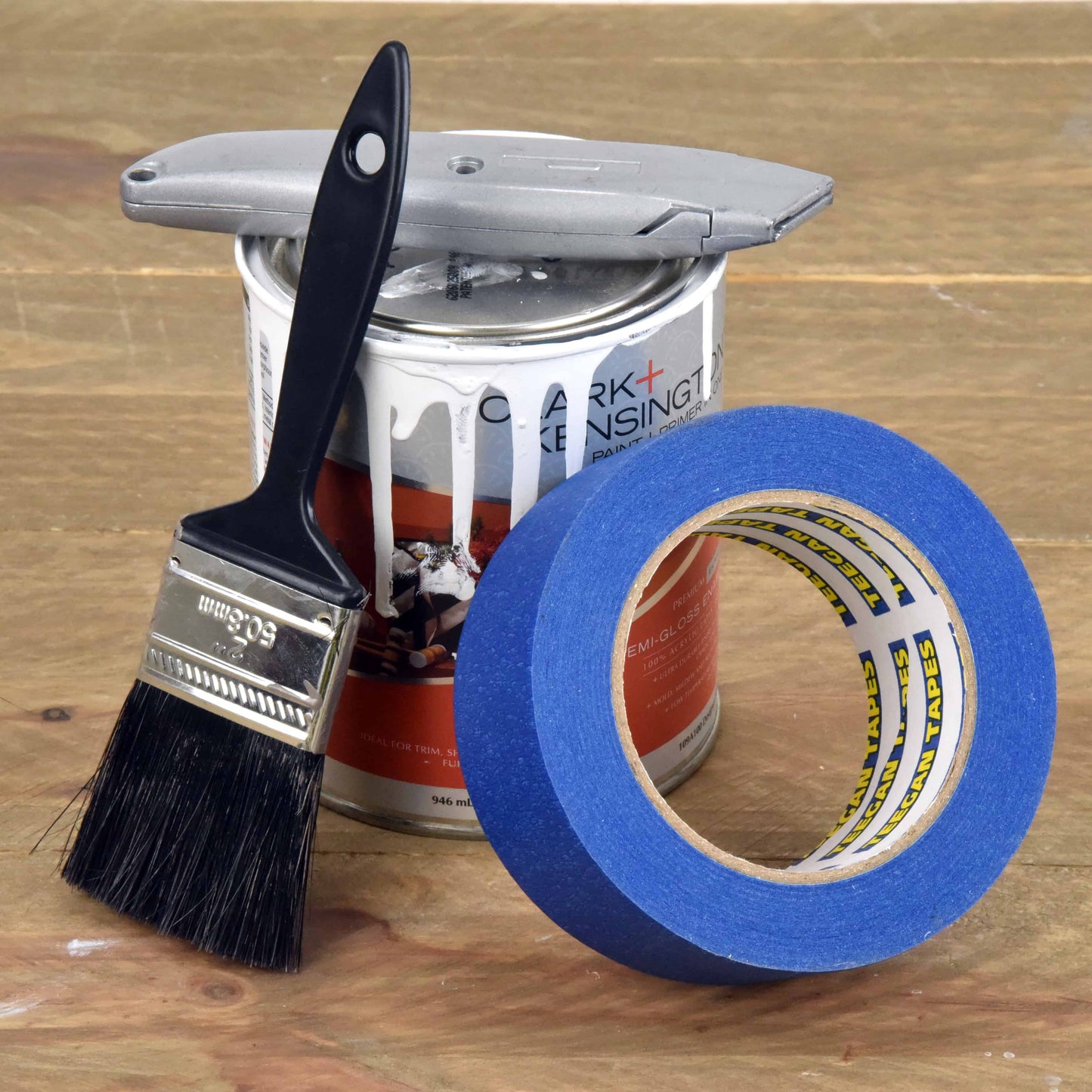 Painters Tape (2-Pack) | 2 Inch by 50 yards | Prevents Paint Bleed | Leaves No Residue | by Teegan Tapes