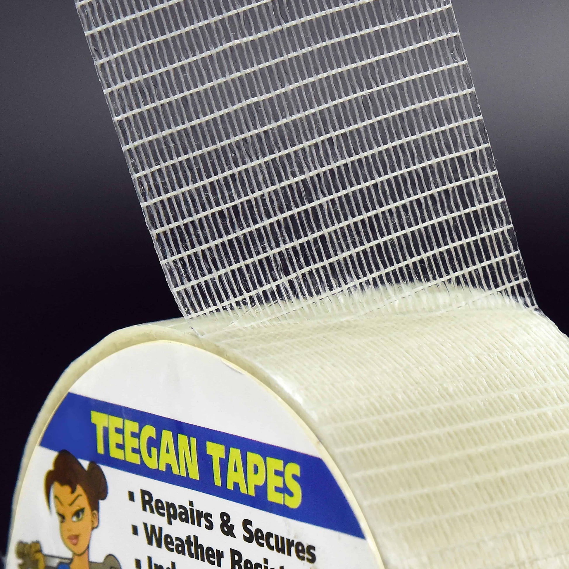 Wod Tape Double Sided Tissue Craft Adhesive Tape 4 in. x 55 yd. Gift Wrap, Clear