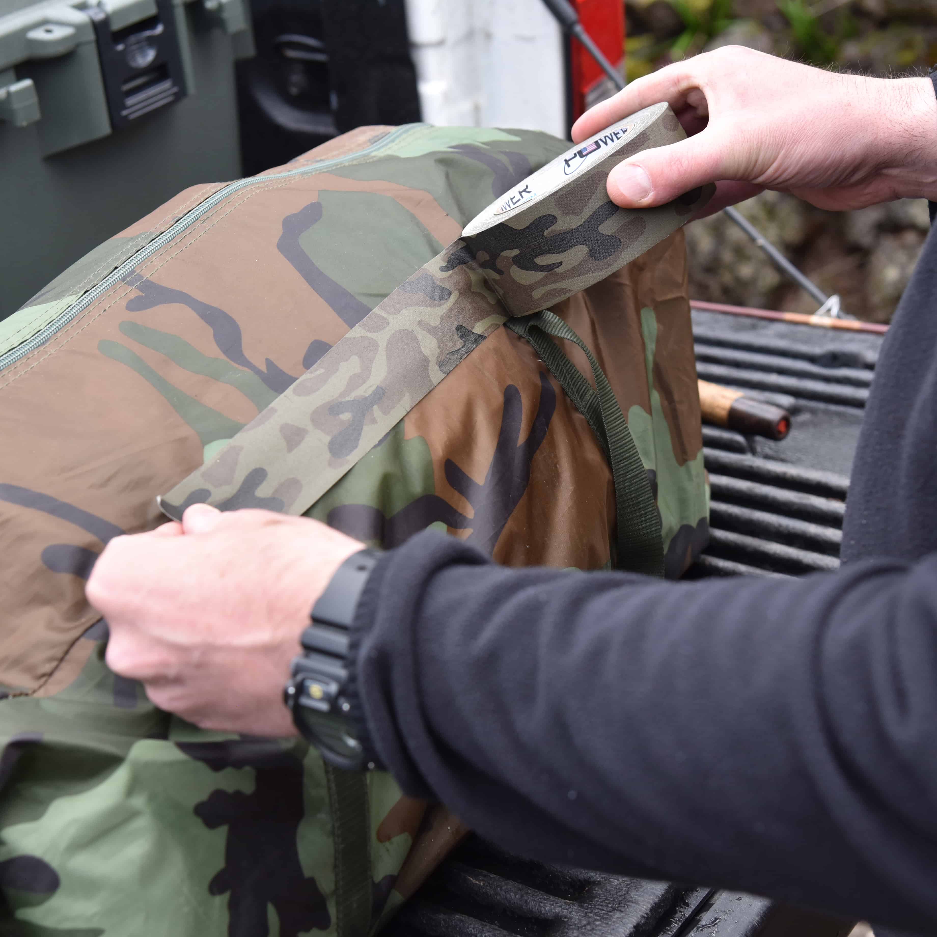 Gaffer Tape 2 In x 25 Yds Muted Army Green Camouflage Gaffer Power