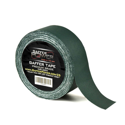 Gaffer Tape - 2 In x 30 Yards Dark Green