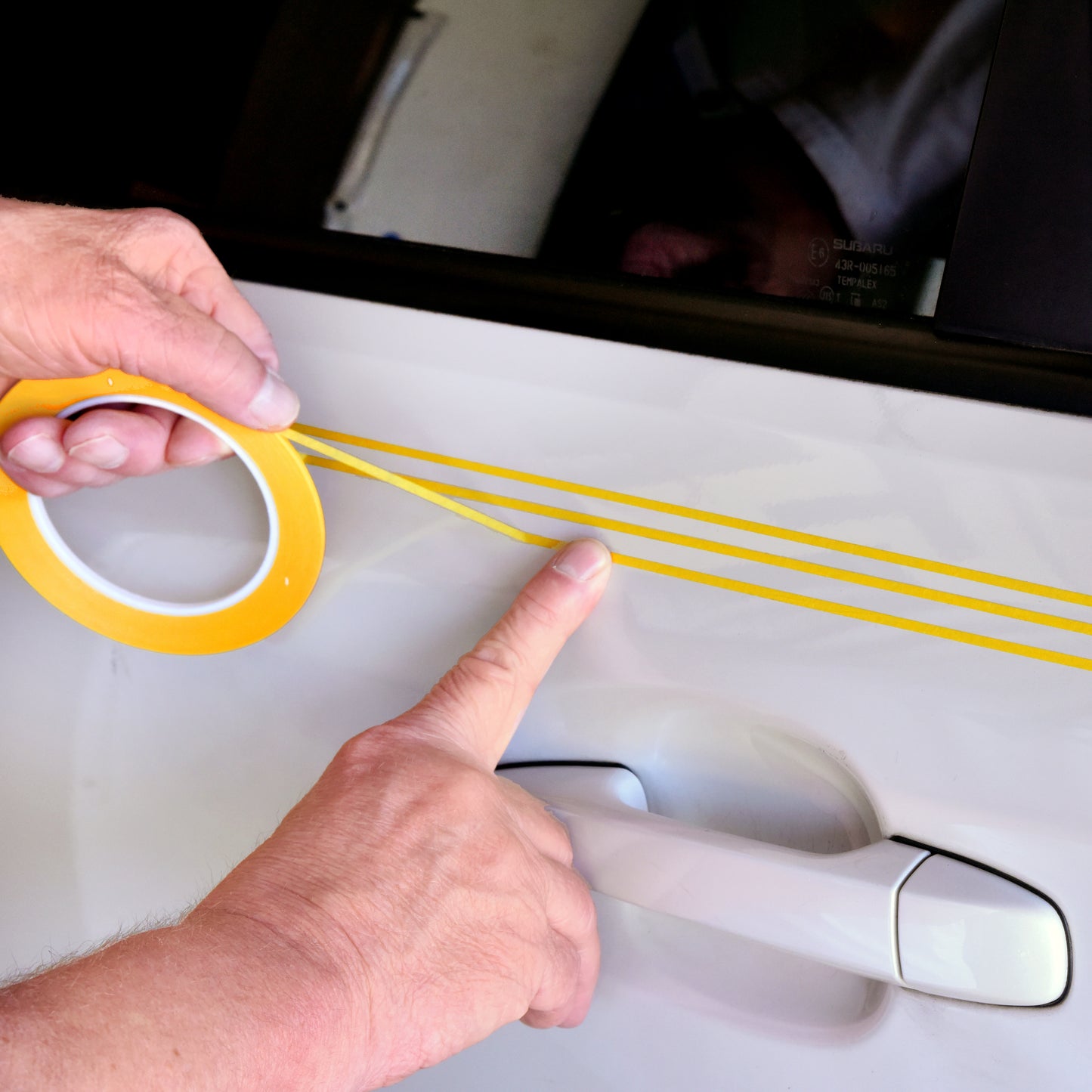 Automotive Fine Line Striping Tape- 1/8 In x 60 YDS on 3" Core