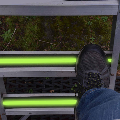 Anti Slip Tape Grip & Friction Tape, Black, with Glow in The Dark Strip - 2 in x 30 Ft