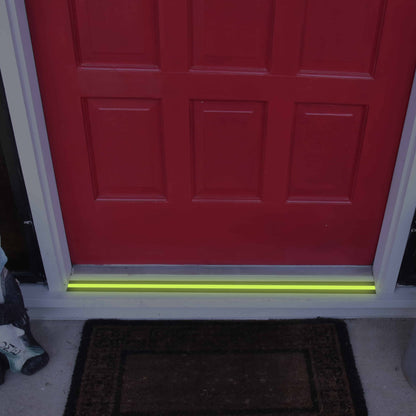 Anti Slip Tape Grip & Friction Tape, Black, with Glow in The Dark Strip - 2 in x 30 Ft