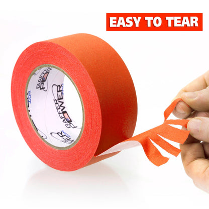 Gaffer Tape, 2 Inch x 30 Yards - Fluorescent Orange