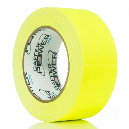 Gaffer Tape, 2 Inch x 30 Yards - Fluorescent Yellow