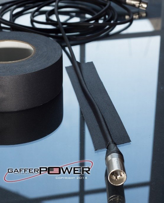 Gaffer Power Real Professional Grade Gaffer Tape, Made in The USA,  Heavy-Duty Gaffers Tape, Durable, Versatile, Non-Reflective, Multipurpose.  (2 in x