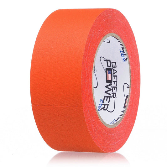 Gaffer Tape, 2 Inch x 30 Yards - Fluorescent Orange