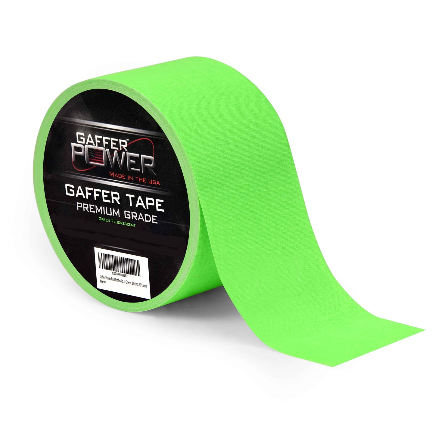 Gaffer Power Real Professional Premium Grade Gaffer Tape Made in The USA - Brown 3 inch x 30 Yards - Heavy Duty Gaffers Tape - Non-Reflective - Multip