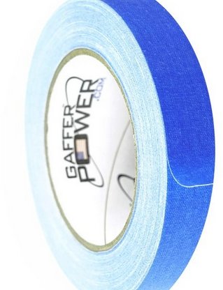 GaffTac Blue Spike Tape - 12mm x 25 (Rosco Blue Spike GaffTac)