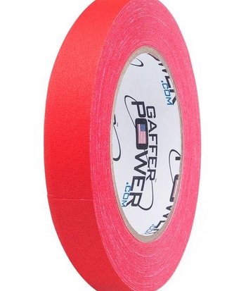 Gaffer Tape, 2 Inch x 30 Yards - Red
