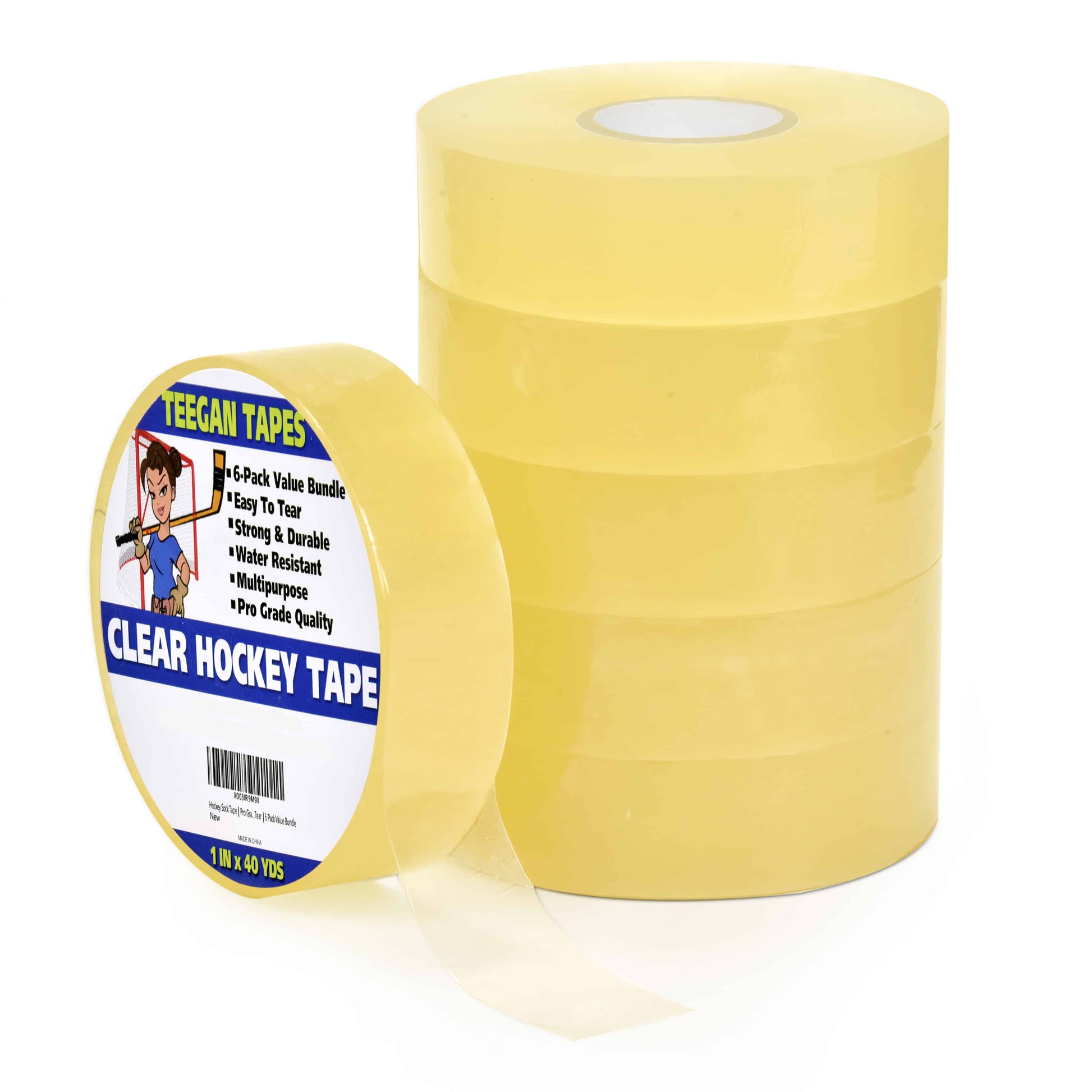 Premium PVC Clear Ice Hockey / Roller Hockey Leg Tape / Sock Tape X 2 Rolls  - AliExpress