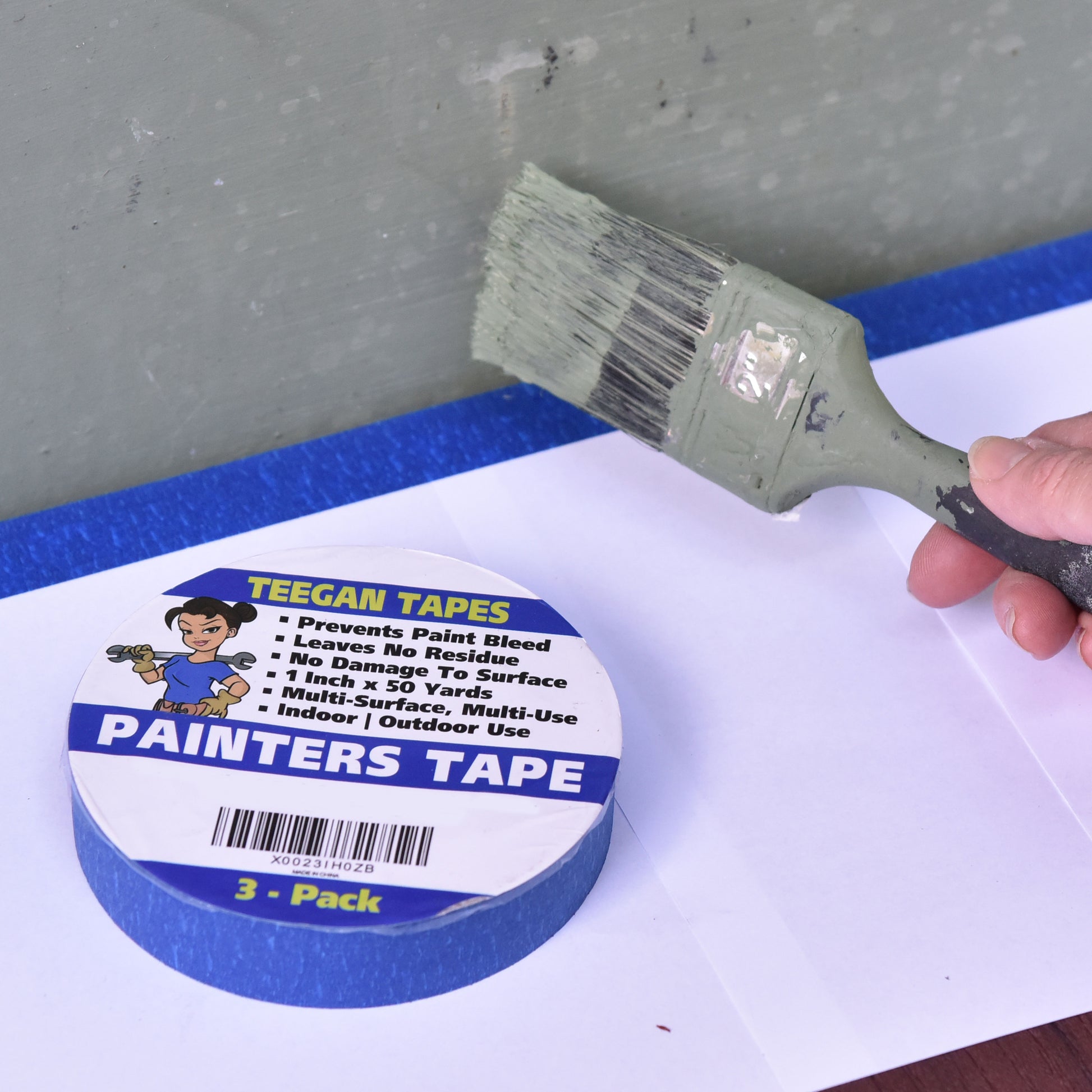General Purpose Multi-surface Masking Painting Tape, 2-inch Wide X 60-yard  Long. 