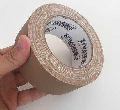 Gaffer Tape, 2 Inch x 30 Yards - Tan